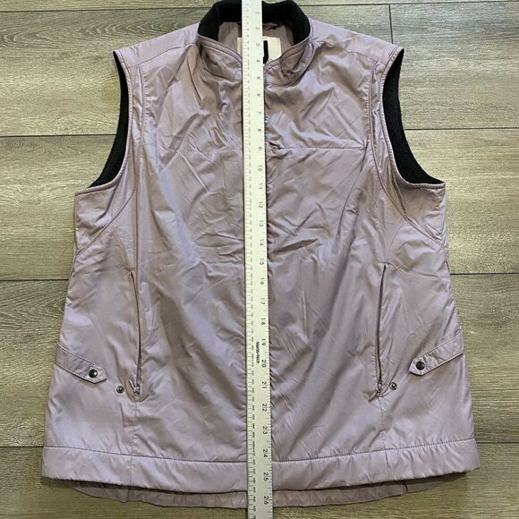 WOMEN’S Footjoy Purple Golfing Golf Fleece Lined Vest Sz Medium Fj - Picture 6 of 8